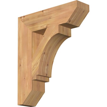 Imperial Slat Smooth Bracket, Western Red Cedar, 5 1/2"W x 22"D x 26"H